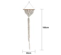 Bellissimo arazzo modello pipistrello fatto a mano macramè per decorazione sogg