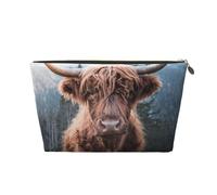 Bellissimo bestiame delle Highland, Borsa per il trucco Borsa per cosmetici Borsa da toilette da viaggio portatile Borsa da toilette