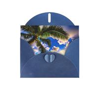 Bellissimo biglietto di auguri in carta perlata bianca con stampa di alba, design unico, buste per ringraziamento, inviti