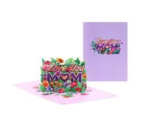 Bellissimo biglietto di auguri per la festa della mamma fatto a mano pieghevole regalo creativo amore mamma carta da lettere consegna amore alla madre