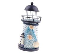 Bellissimo candeliere a forma di faro nautico, decorazione da tavolo per il