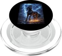 Bellissimo cavallo con fulmine Sky Horse PopSockets PopGrip per MagSafe