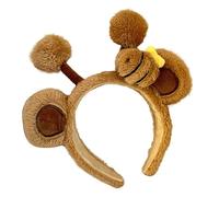 Bellissimo cerchietto per capelli con animali dei, Coffee, A | Copricapo con orecchie animale per bambini Sostanza sottile non mortale, divertente piano King Bear per feste