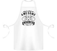 Bellissimo Ciclista Guarda Come Questo Ciclismo Cotone Grembiule 100% Biologico
