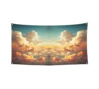Bellissimo Cielo Stampa Banner Puntelli Compleanno Decorazioni Fotografia Sfondo Forniture Banner Decor