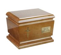 Bellissimo cofanetto in legno Urna funeraria per adulti Urna di cremazione