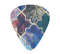 Bellissimo colore Il plettro per chitarra, per chitarre acustiche, elettriche, basso - tocco naturale, confezione da 12, multicolore.