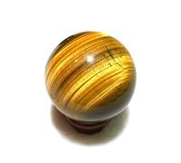Bellissimo cristallo naturale occhio di tigre sfera di pietra naturale sfera di quarzo massaggio manuale sfera di cristallo regalo accessorio for la casa Feng Shui (Size : 50-60mm)