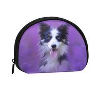 Bellissimo cucciolo di Border Collie, piccola borsa porta-assorbente per il trucco, portamonete per cosmetici da donna