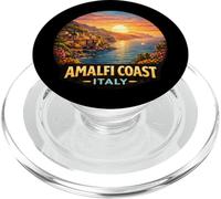 Bellissimo design vintage della costiera amalfitana al tramonto PopSockets PopGrip per MagSafe