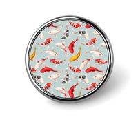 Bellissimo distintivo da spilla a forma di pesce giapponese, spilla da bavero, spilla, distintivo, cravatta, gioielli, decorazione per cappelli, giacche, camicie