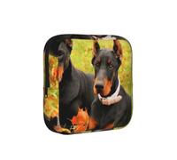 Bellissimo Dobermann autunnale, Borsa porta assorbenti, borse per il ciclo, borse per tamponi per donne e ragazze adolescenti