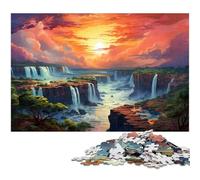 Bellissimo e meraviglioso scenario puzzle da 1000 pezzi per adulti gioco educativo sfida giocattolo regali di Babbo Natale segreto 1000 pezzi (75x50 cm)