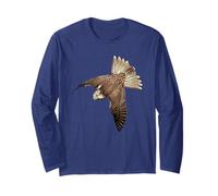 Bellissimo Falcon Raptor Volo Uccello di Preda Birder Maglia a Manica