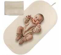 Bellissimo fasciatoio portatile - lavabile e facile da pulire - il perfetto tappetino impermeabile in pelle vegana per viaggiare