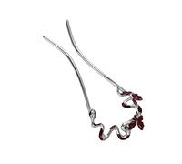 Bellissimo fermaglio per capelli in lega con serpente scintillante per cena, cena, accessori fotografici