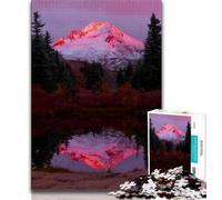 Bellissimo fiume di montagna Puzzle per adulti 1000 pezzi Difficile, gioco per famiglie Antistress Sfida difficile Regali di Babbo Natale segreto 50x75cm