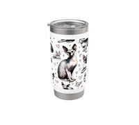 Bellissimo Gatto Sphynx Estetico Modello Gatti Nudi Bicchiere termico in acciaio inox doppia parete