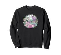 Bellissimo giardino fiorito piante grasse fiori selvatici Grafica Felpa
