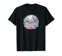 Bellissimo giardino fiorito piante grasse fiori selvatici Grafica Maglietta