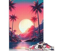 Bellissimo gioco educativo per adulti con puzzle all'alba, per donne e uomini, 520 pezzi (52x38 cm)