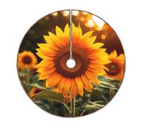 Bellissimo girasole 1 base per albero di Natale 76/91/122 cm, copertura base per albero di Natale, decorazione per interni ed esterni