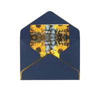 Bellissimo girasole. Biglietto di auguri per compleanno, Natale, Halloween, buste, biglietti vuoti per tutte le occasioni