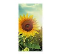 Bellissimo girasole copertura per porta banner 90x180 cm banner per feste cartello di benvenuto stagionale decorazione verticale porta appeso per portico ingresso decorazione giardino