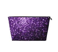 Bellissimo glitter viola, Borsa da toilette Borsa per trucco Borsa per cosmetici Borsa da toilette da viaggio portatile