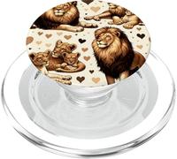 Bellissimo leone estetico modello leoni PopSockets PopGrip per MagSafe