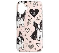 Bellissimo modello Boston Terrier per amanti delle zampe Custodia per iPhone 16 Plus