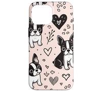 Bellissimo modello Boston Terrier per amanti delle zampe Custodia per iPhone 16 Pro Max