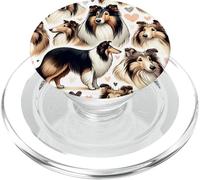 Bellissimo modello Collie per amanti dei cani Rough Collie PopSockets PopGrip per MagSafe