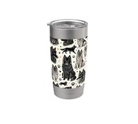Bellissimo modello di cane da pastore belga carino cane da pastore belga Bicchiere termico in acciaio inox doppia parete