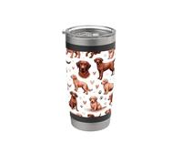 Bellissimo modello di cani Chesapeake Bay Retriever Bicchiere termico in acciaio inox doppia parete