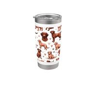 Bellissimo modello di cani Chesapeake Bay Retriever Bicchiere termico in acciaio inox doppia parete