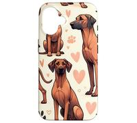 Bellissimo modello di cani Rhodesian Ridgebacks Dog Custodia per iPhone 16