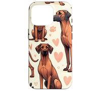 Bellissimo modello di cani Rhodesian Ridgebacks Dog Custodia per iPhone 16 Pro