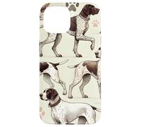 Bellissimo modello di cani tedesco a pelo corto Pointer Dog Custodia per iPhone 15