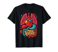 Bellissimo Organo Cardiaco Anatomia del Corpo Umano Maglietta