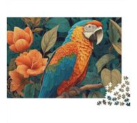Bellissimo pappagallo, puzzle di pappagallo, giochi educativi, giochi di puzzle impegnativi, idee regalo per donne e uomini, 1000 pezzi (75x50 cm)