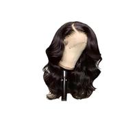 Bellissimo Parrucca Bob corta con onda del corpo Parrucca frontale in pizzo trasparente 13x4 Parrucche pre pizzicate for capelli umani(16inches)