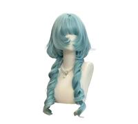 Bellissimo Parrucca doppia coda di cavallo riccia, soffice clip arricciacapelli, parrucca cosplay Perona, for le donne, festa Natale, capelli sintetici naturali resistenti al calore