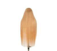 Bellissimo Parrucche diritte for capelli umani biondo miele Parrucca frontale in pizzo HD 13x6 250 densità pre pizzicata colorata(36inches)