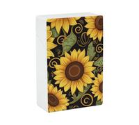 Bellissimo porta sigarette a forma di girasole, impermeabile e anti-schiacciamento, con tasca leggera per riporre le sigarette, ideale come regalo per uomo e donna.