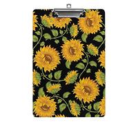 Bellissimo portablocco in formato A4 con girasole, divertente lavoro estetico, per studiare la lettera, portablocco standard 12,5×8,5 in faesite per l'aula scolastica, per bambini, che scrivono dise