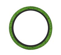 Bellissimo prato verde Il coprivolante in neoprene 15" per la maggior parte delle auto è progettato ergonomicamente per un comfort di guida sicuro