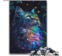 Bellissimo puzzle a forma di gatto per adulti, 2000 pezzi, stimola l'intelligenza cerebrale, giocattoli avvincenti, regali di compleanno per bambini dai 14 anni in su (70x100cm)