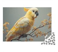 Bellissimo puzzle a forma di pappagallo, adatto per giochi di famiglia, adatto come regalo di compleanno, con elevata difficoltà e sfida, 1000 pezzi (75x50 cm)