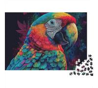 Bellissimo puzzle a forma di pappagallo. Un gioco altamente creativo, divertente e con un alto livello di difficoltà, adatto all'intrattenimento in famiglia. 500 pezzi (52x38 cm).